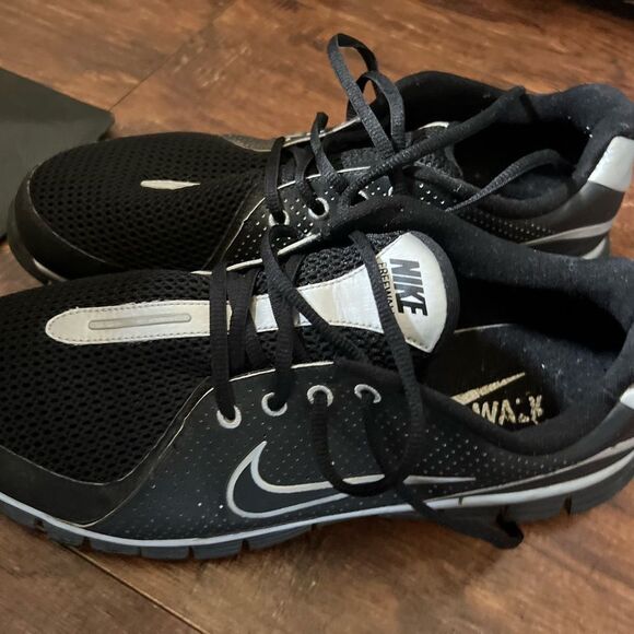 NIKE Free Walk+ white size 10 433735-020 Black & Gray - Picture 8 of 12